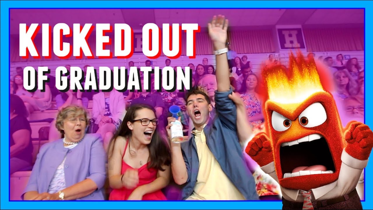 KICKED OUT OF GRADUATION!!! | Air Horn Prank