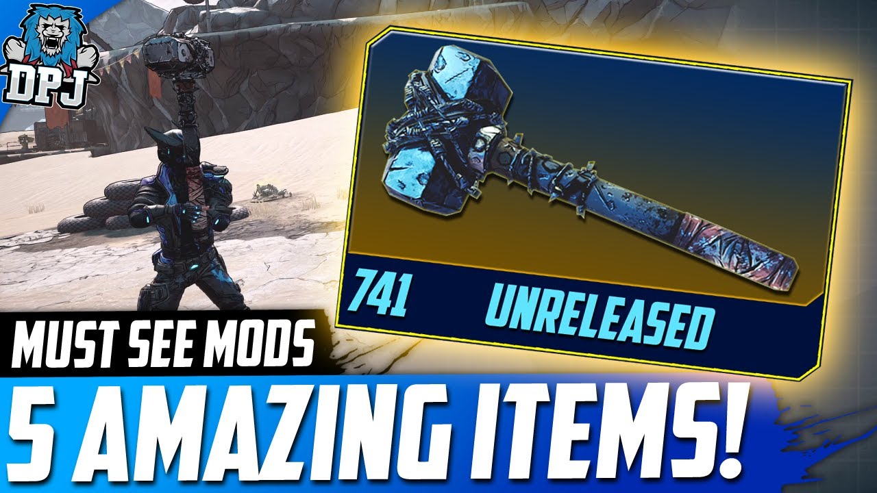 Borderlands 3 - TOP 5 CRAZIEST MUST SEE MODDED ITEMS EVER - OP, Bizzare & Amazing Modded Weapons