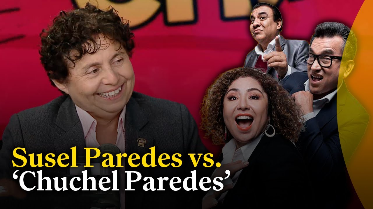 Susel Paredes se divierte con las ocurrencias de 'Los Chistosos'