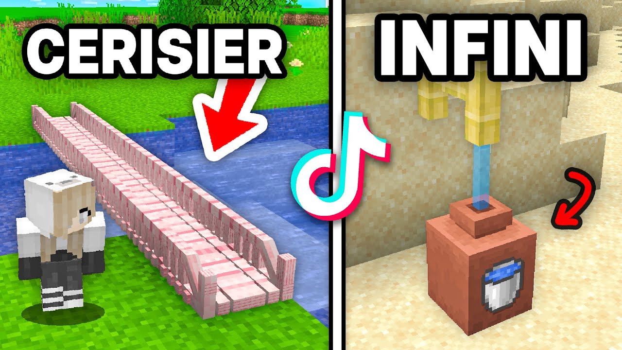 J'ai Testé 21 Builds Hacks INCROYABLE de Minecraft 1.20 !