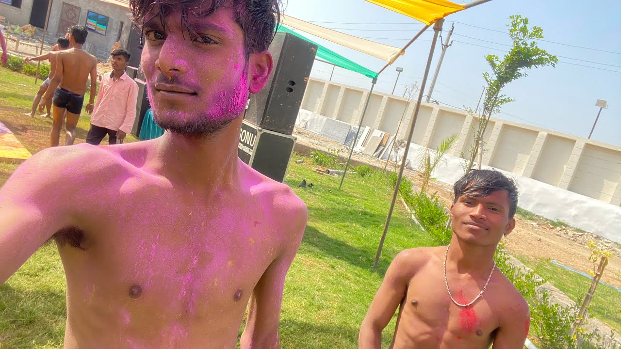 Gwalior holi vlog 2025 holi mast fun swimming #holi #festival #explore #viralvideo