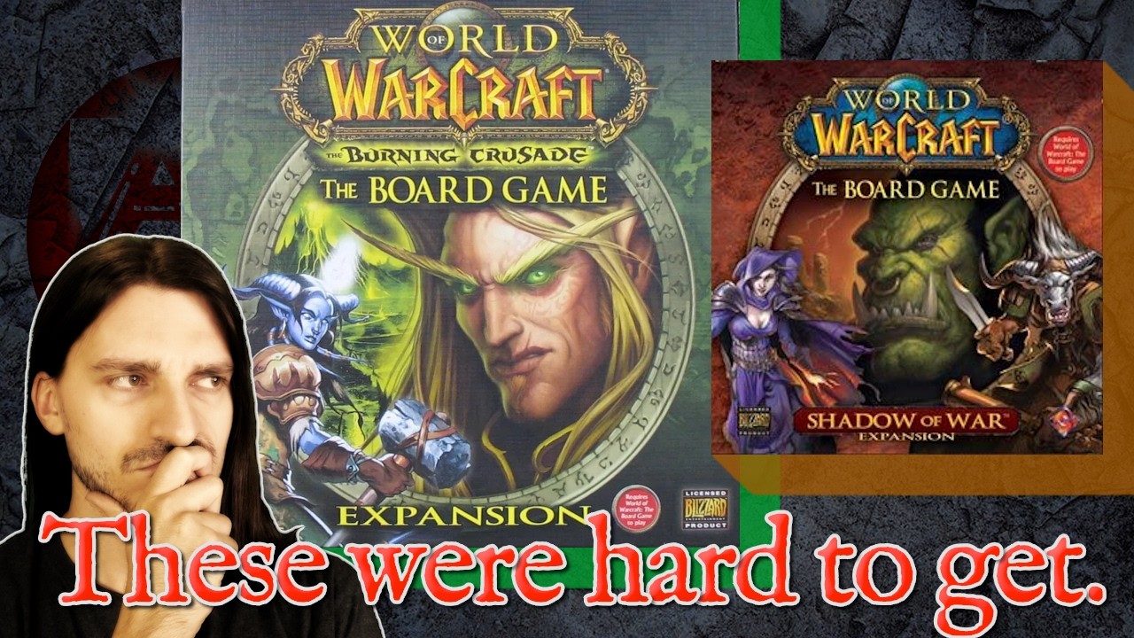 World of Warcraft the Board Game: The Burning Crusade, SHADOW of WAR expansions unboxing