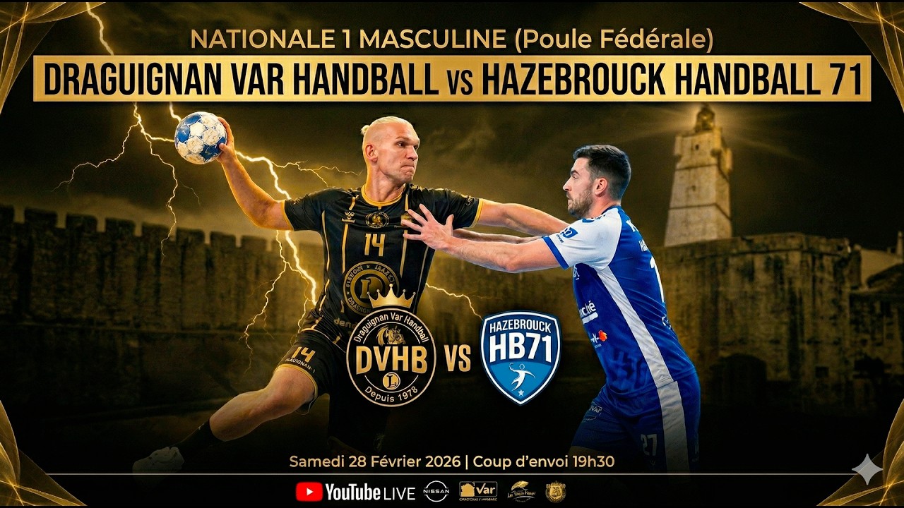 DRAGUIGNAN VAR HANDBALL vs HAZEBROUCK 71 28 Février 2026