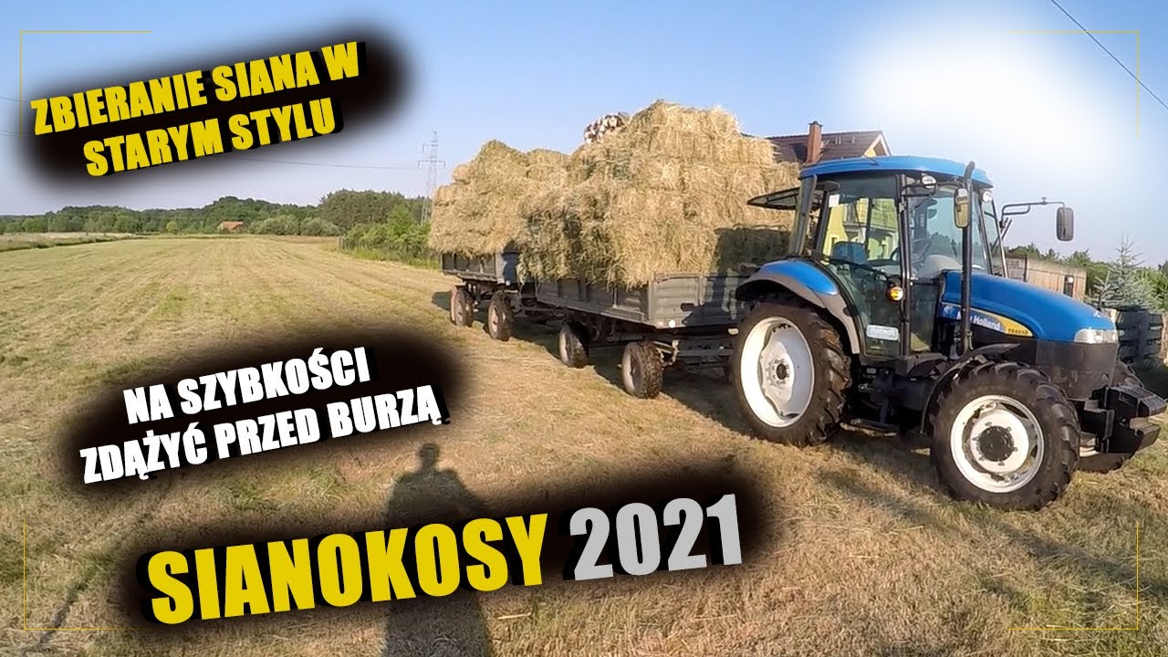 Sianokosy 2021🌾 zbieranie siana w starym stylu 🚜 na szybkości zdążyć przed burzą 🌧⛈ #VLOG 31 wtopa ?