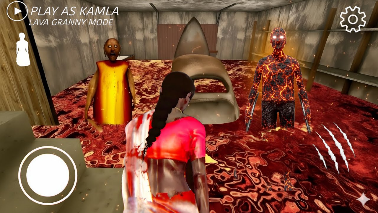 PLAYING AS KAMLA IN LAVA GRANNY 😱 || KAMLA VS LAVA GRANNY FULL VIDEO