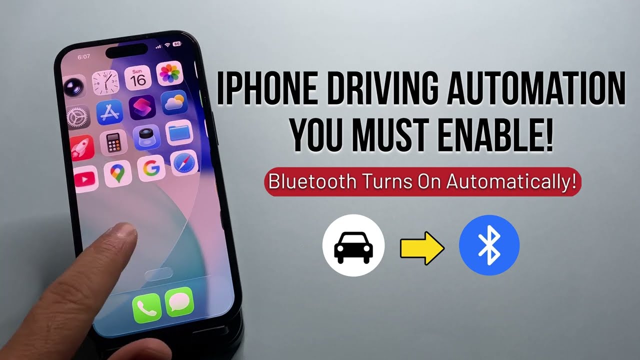iPhone Driving Automation You MUST Enable (Bluetooth Turns On Automatically!)