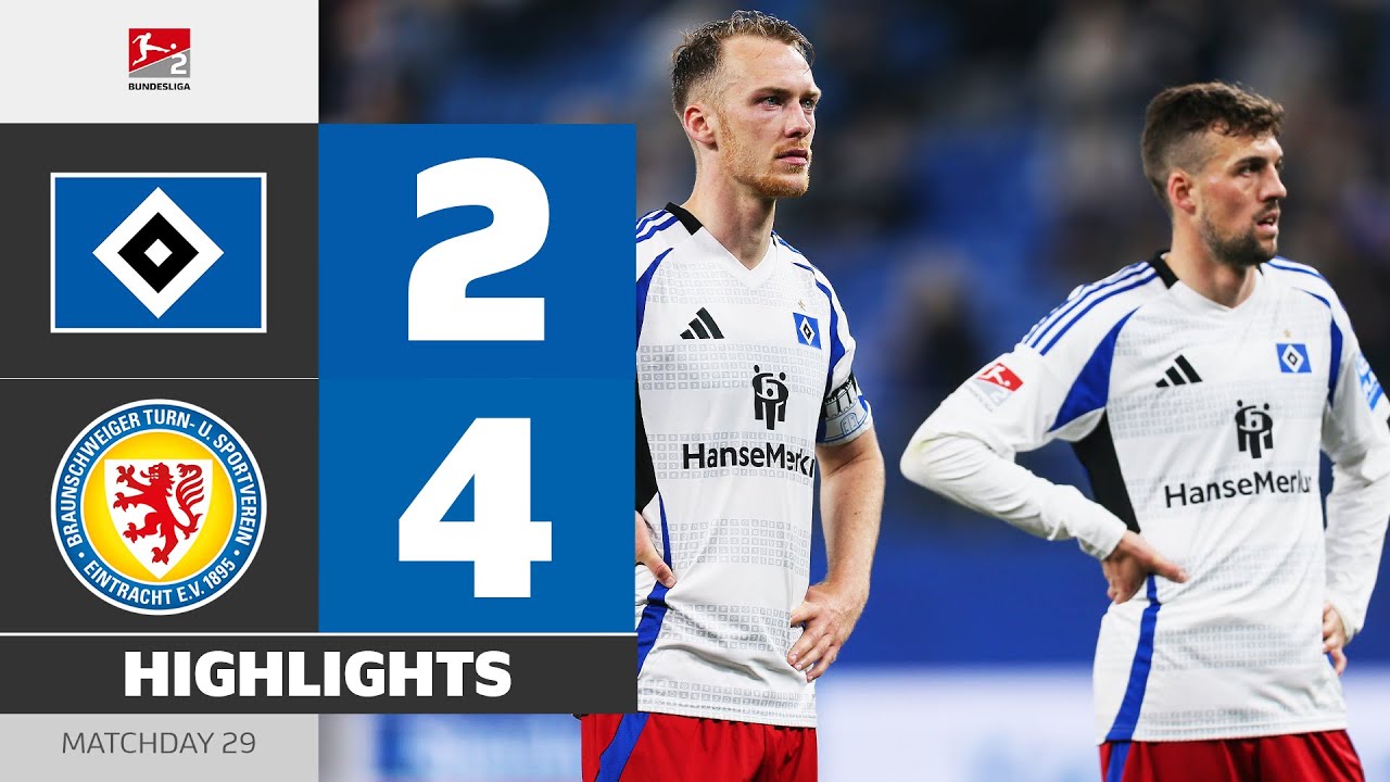 HSV Shocked At Home! | HAMBURGER SV - EINTRACHT BRAUNSCHWEIG | Highlights MD 29 Bundesliga 2 2024/25