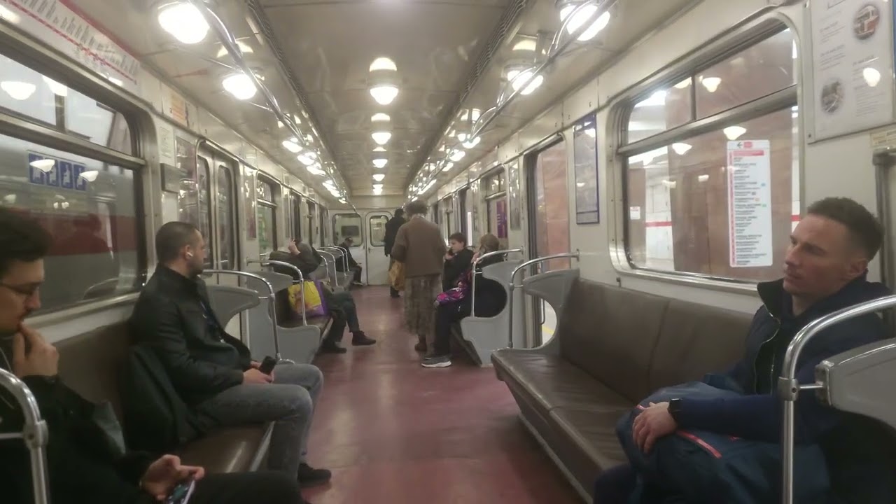 Em train 6883 saint Petersburg metro 60fps 2025-05