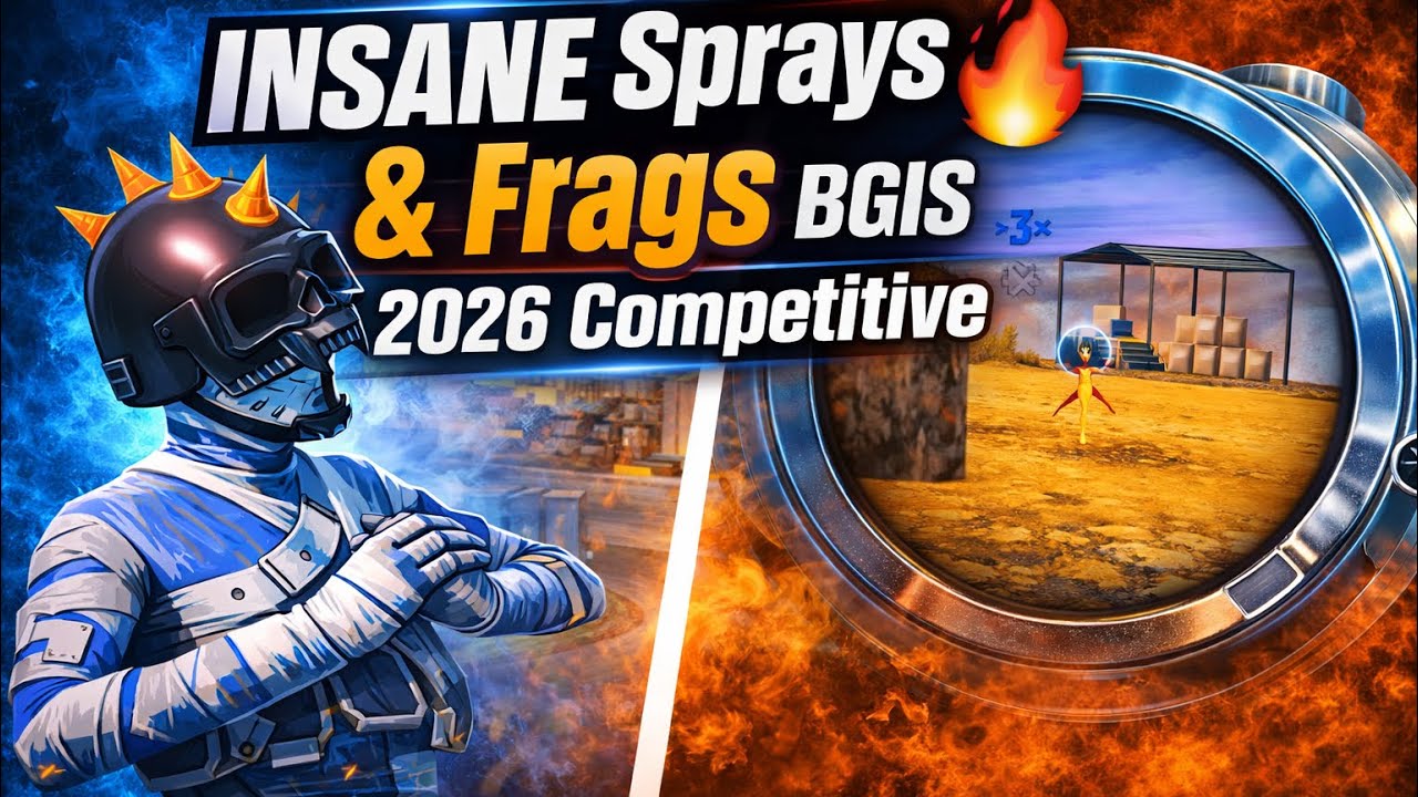Sprays & Frags Competitive 🔥| BGIS 2026 🇮🇳