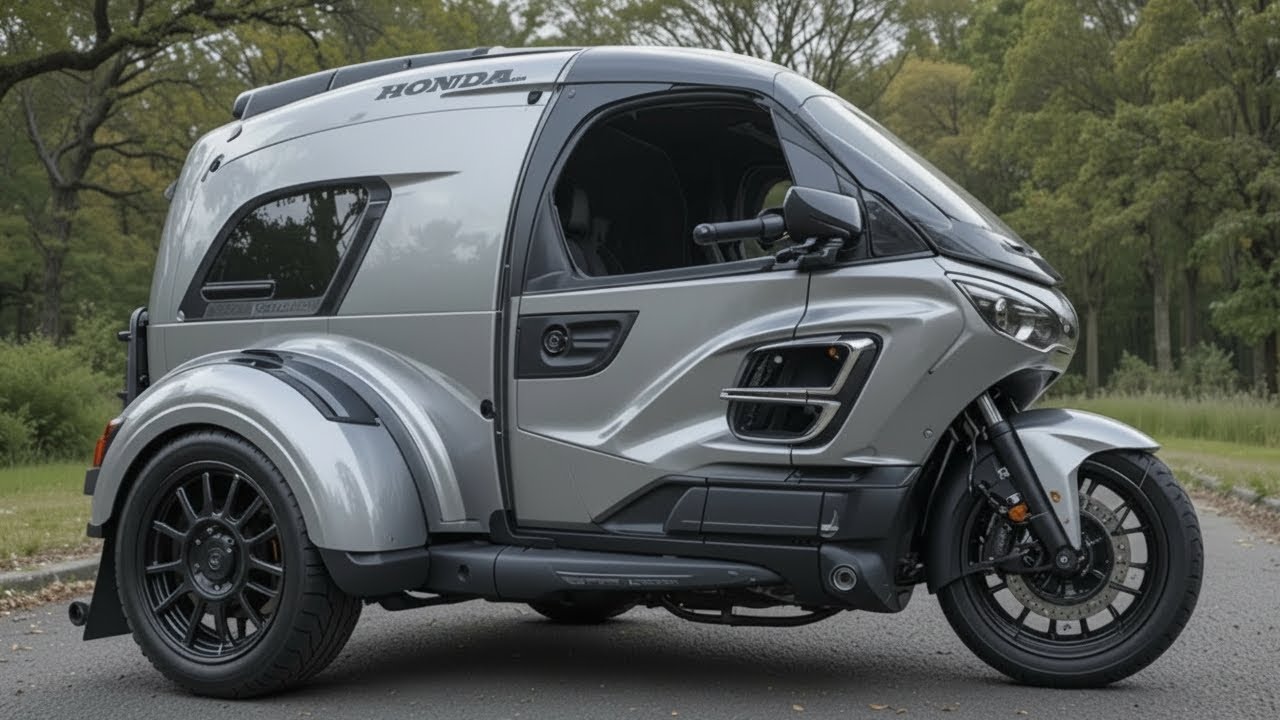 2026 Honda Gold Wing Electric Tricycle Camper Review | The Future of Luxury Touring Revealed