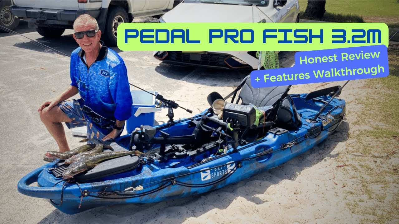 2025! Bay Sports - Pedal Pro Fish 3.2m Pedal Kayak (Features Walkthrough in HD)