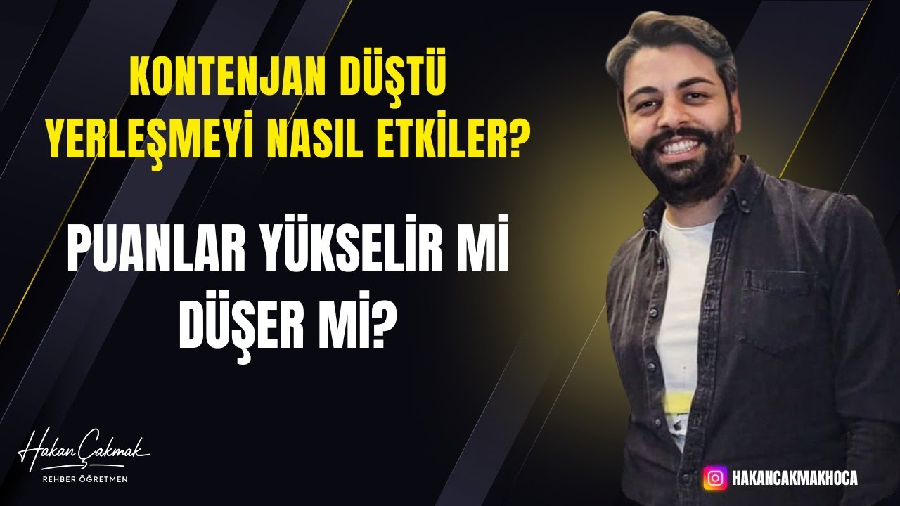 Kontenjan Düştü Yerleşmeyi Nasıl Etkiler? Puanlar Yükselir Mi Düşer Mi?