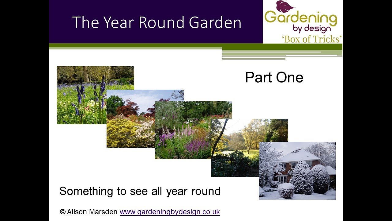 The Year Round Garden  part 1 from Alison Marsden