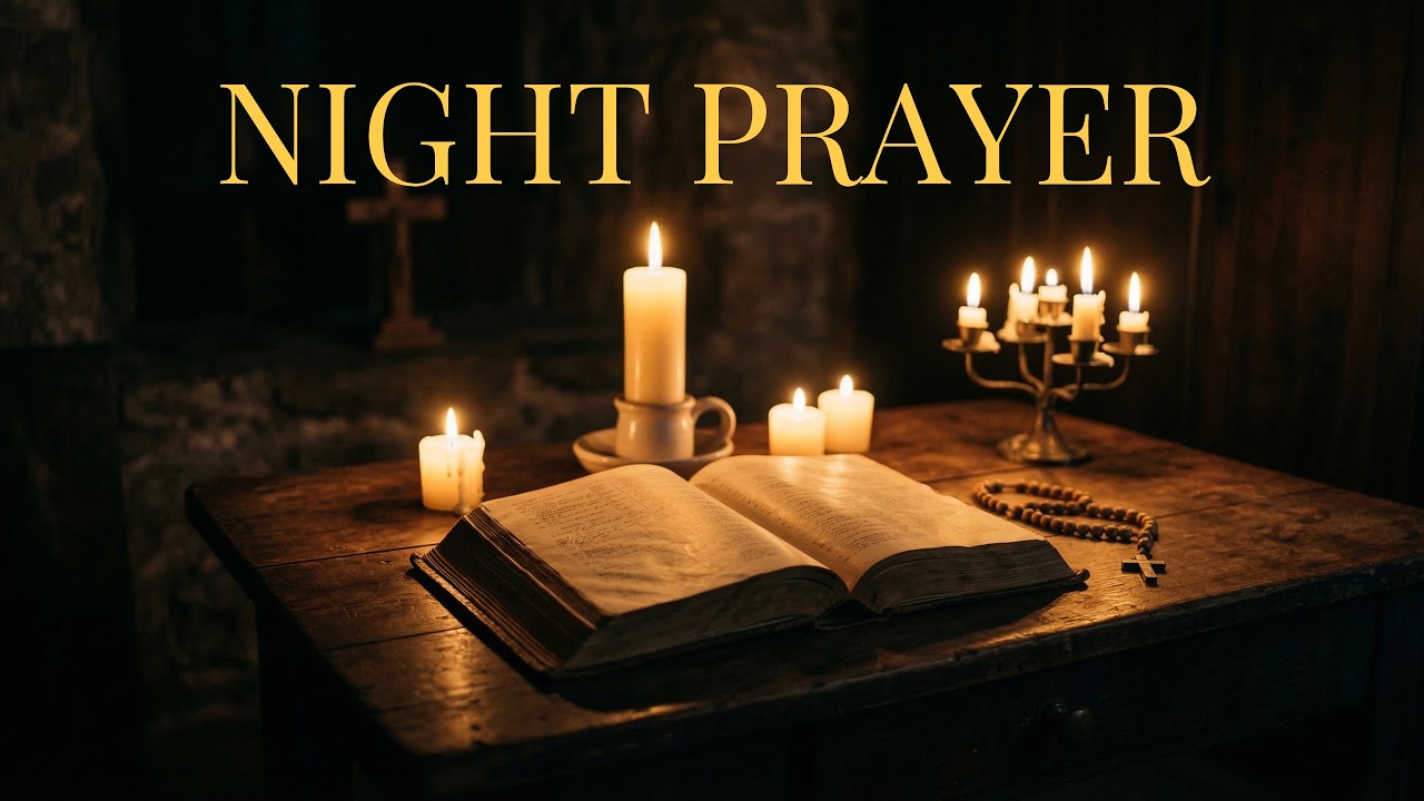 Night Prayer Piano | Candlelight Prayer Room with Bible (3 Hours)