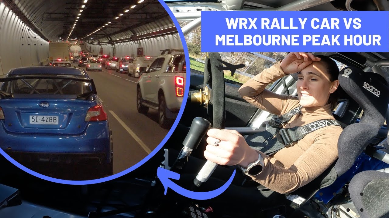 WRX Rally Car VS Melbourne peak hour