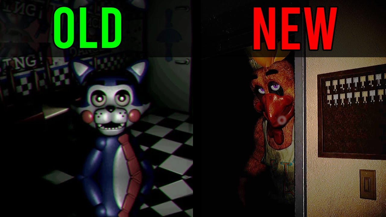 Old vs New FNaF Fan Games