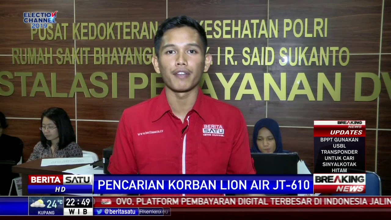 DVI Polri Kesulitan Identifikasi Jenazah Korban Lion Air