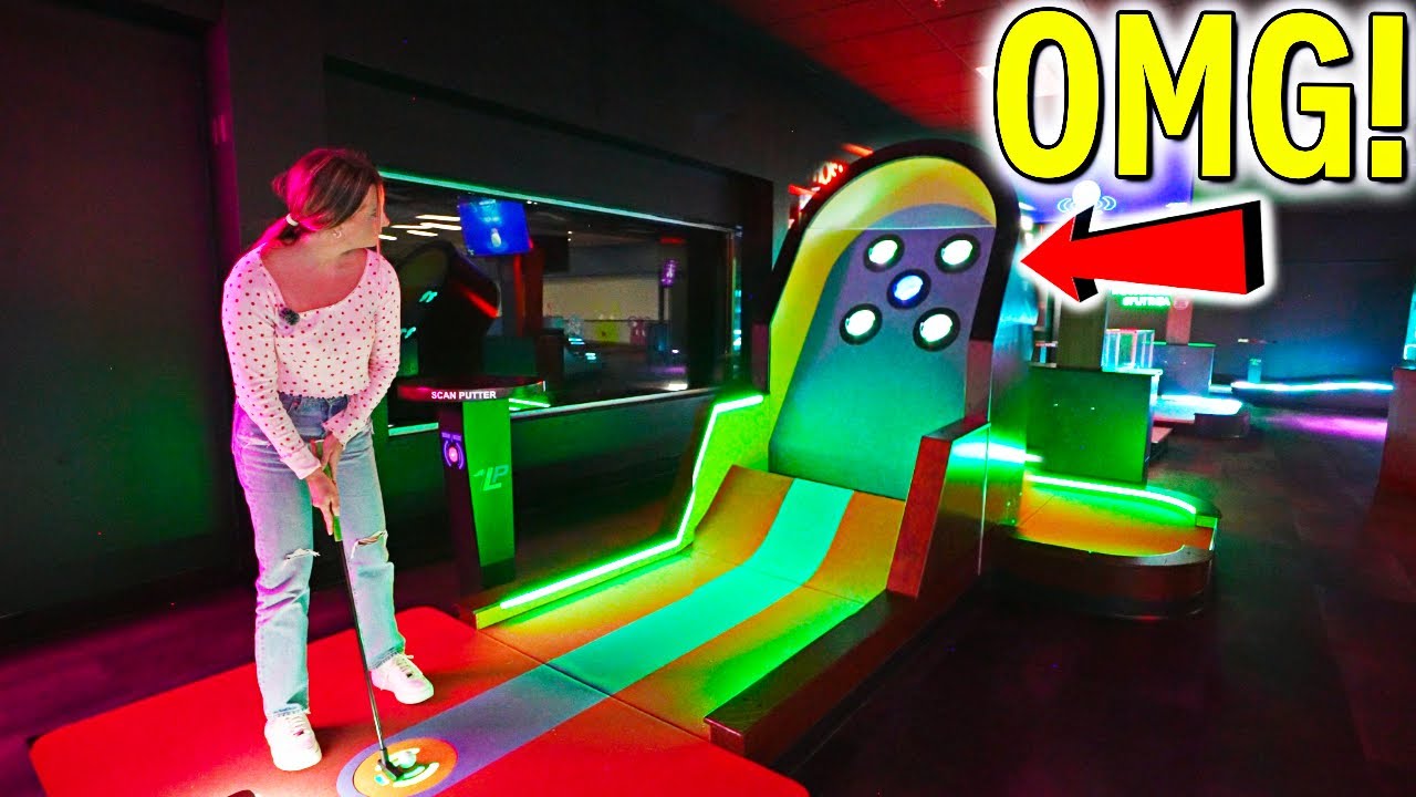 Crazy High Tech Mini Golf!