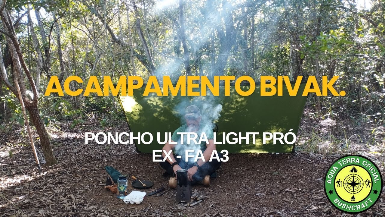PONCHO ULTRA LIGHT PRÓ EX - FA  A3 / ACAMPAMENTO BIVAK.