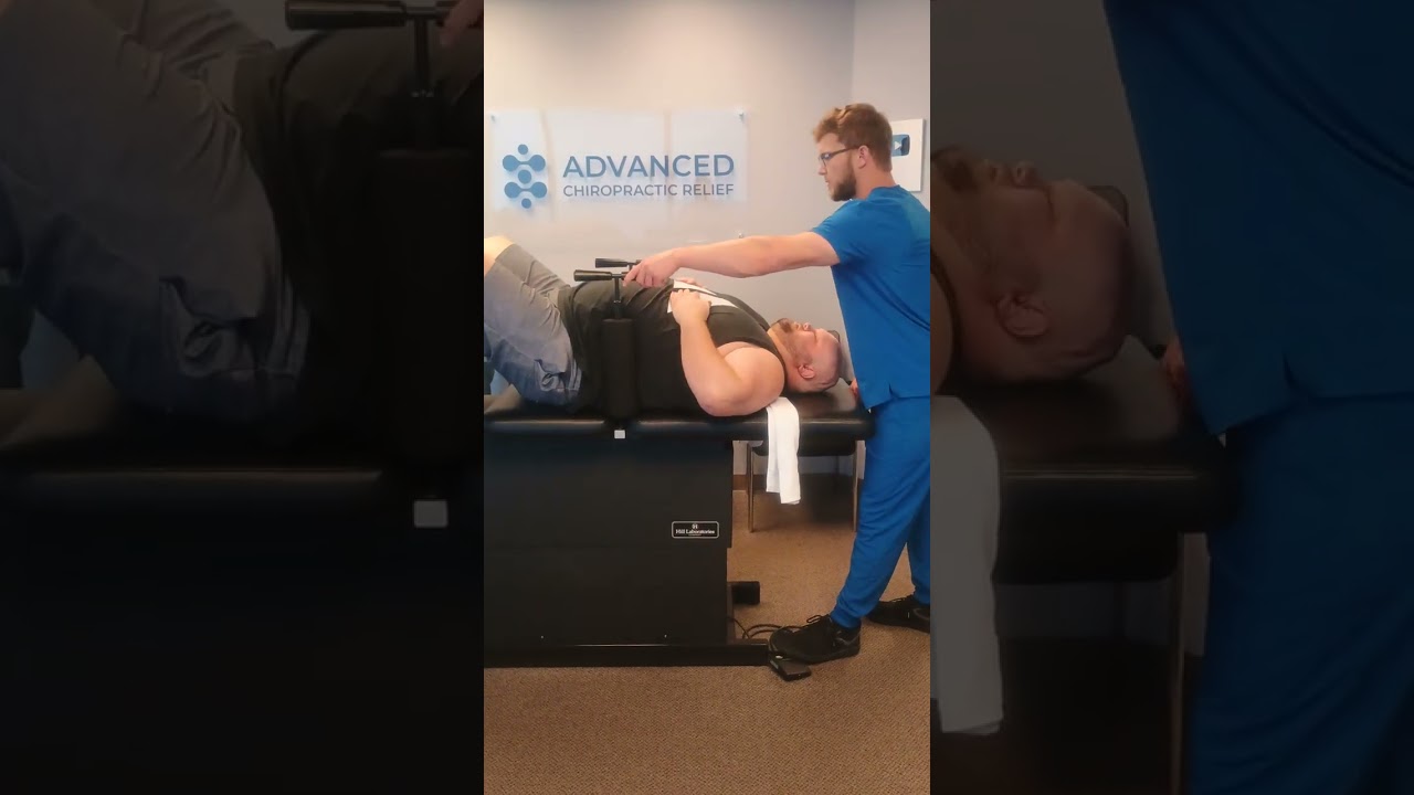 Nathan gets the Ring Dinger at Advanced Chiropractic Relief, Houston, Texas. Feb. 28, 2026