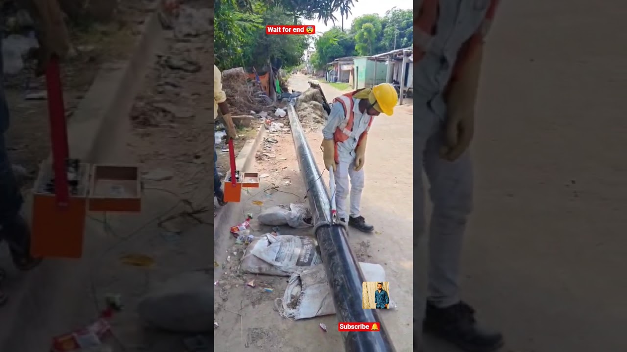 Holiday Test in Pipeline 🔥Pinhole Detection & Coating #repairing#pinhole#detection#damage#shorts#fyp