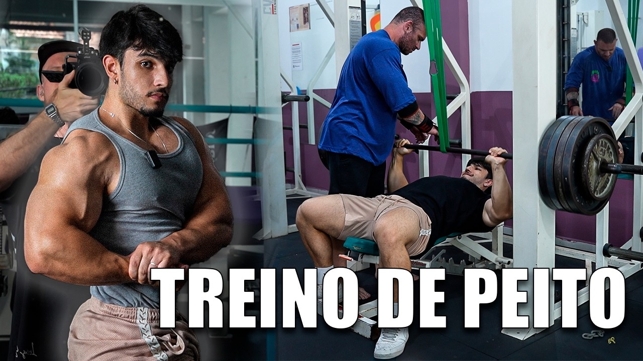 SUPERANDO TODAS AS CARGAS NO TREINO DE PEITO COM SAIZEN