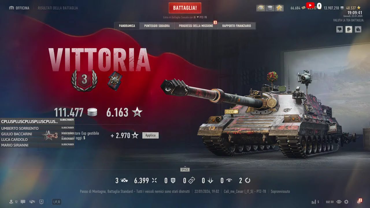 🔴 LIVE WOT: WORLD OF TANKS 22/01/2026