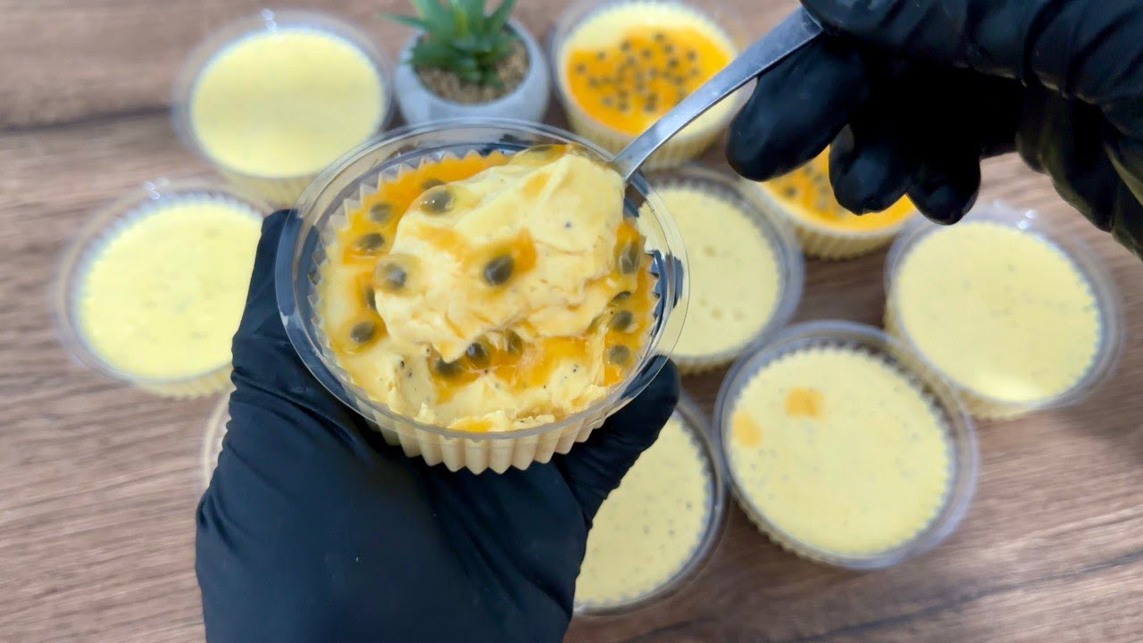 🍮🤤 &ldquo;Light Passion Fruit Mousse with Only Three Ingredients&rdquo;