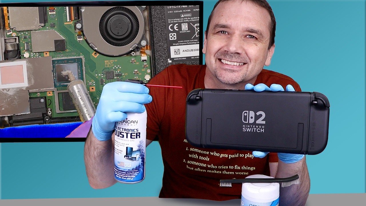 How To Properly Clean Your Nintendo Switch 2 - 3 Stages