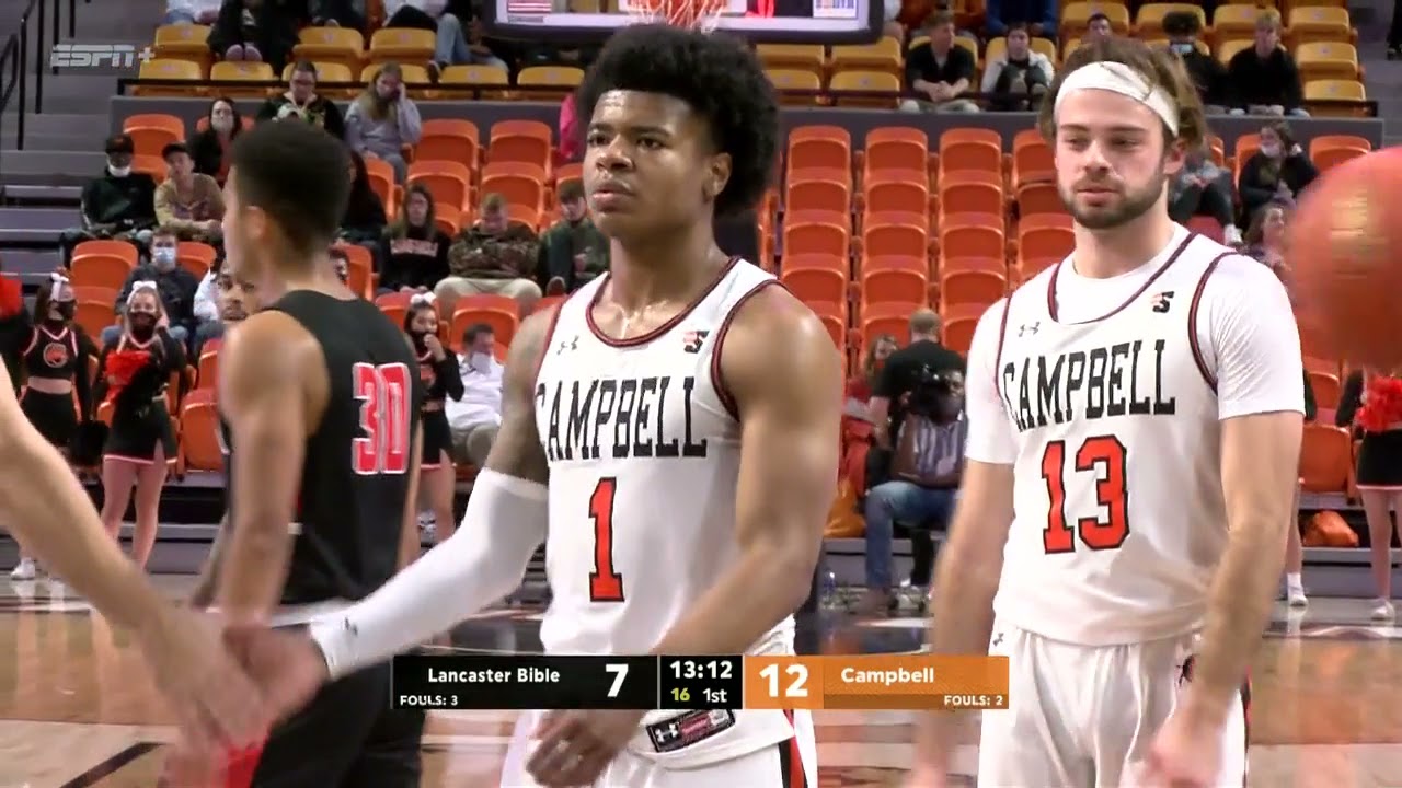 Lancaster Bible vs Campbell | NCAA Men's Basketball | CAMP 83, LBC 39 | 11/30/2021