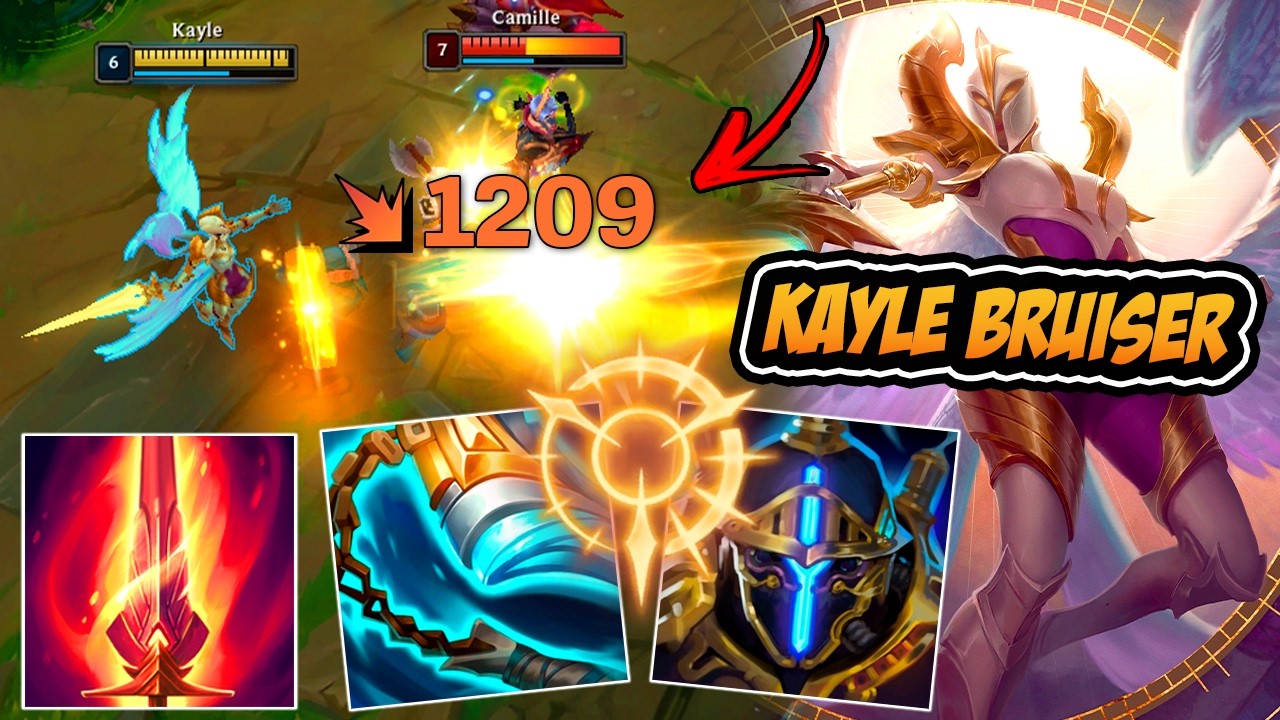 FUI DESAFIADO A FAZER KAYLE AD BRUISER E O RESULTADO FOI BIZARRO...
