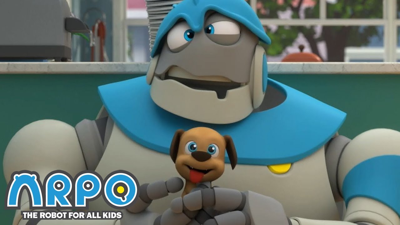 ARPO o Robô em Português | Filhote de cachorro em pânico | Desenho Animado | Desenho para Bebe
