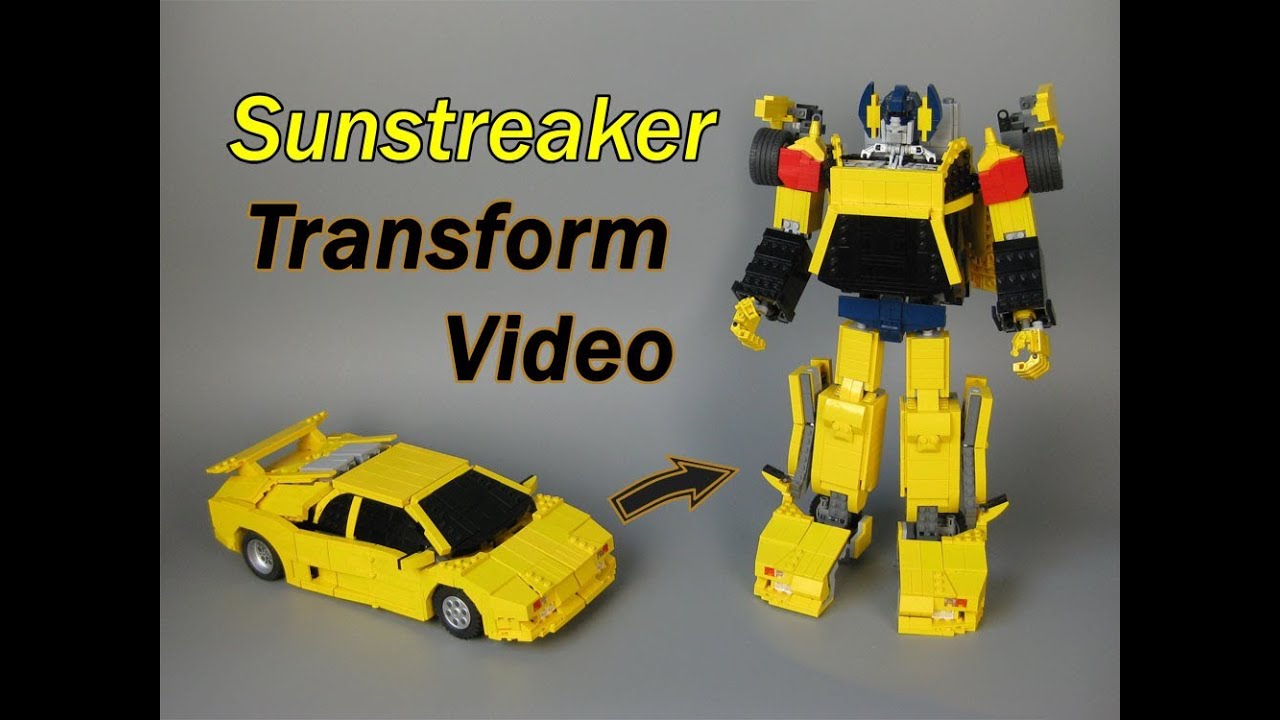 Legoformer Sunstreaker Transforms