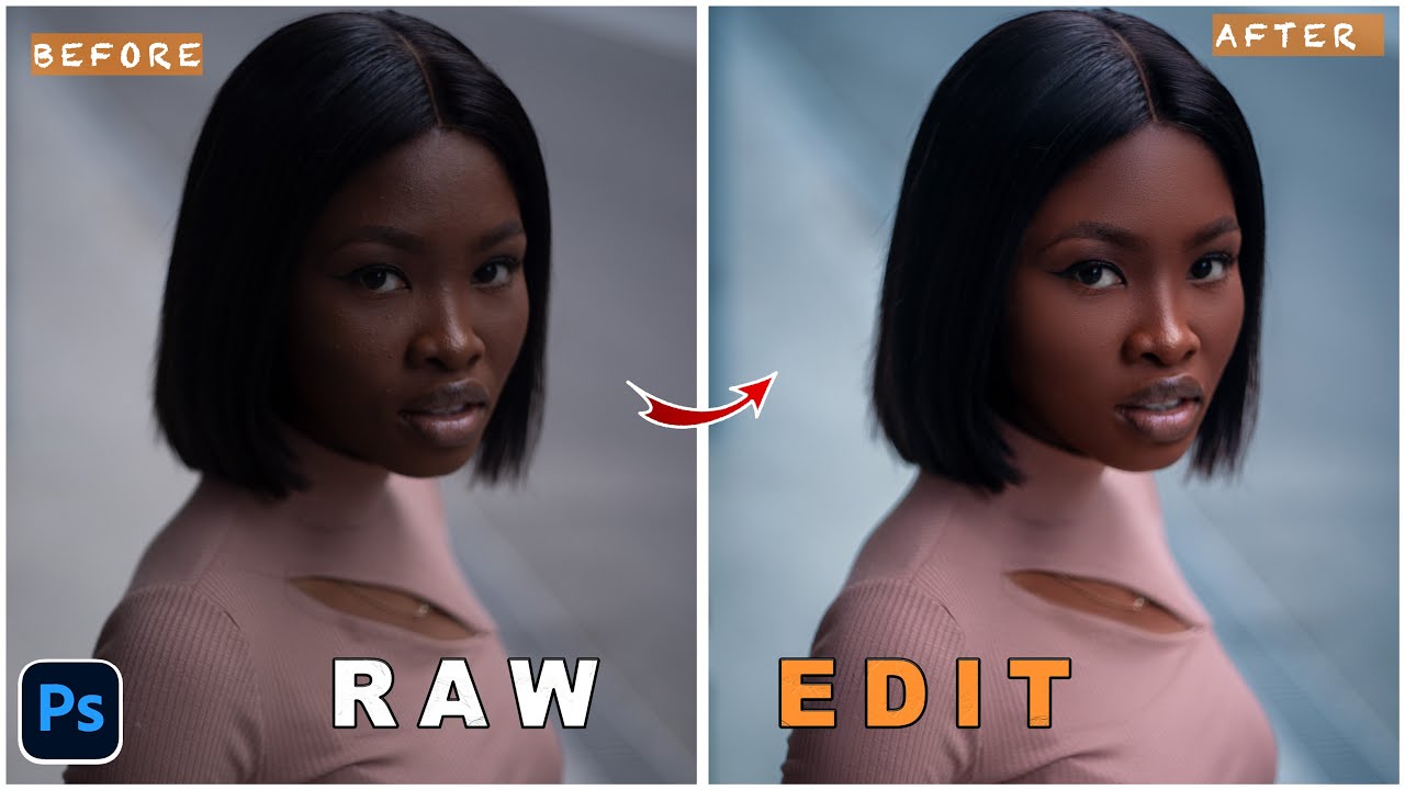 How To Edit Photo In Photoshop as a Beginner | Skin Retouching and Colour Grading Tutorial