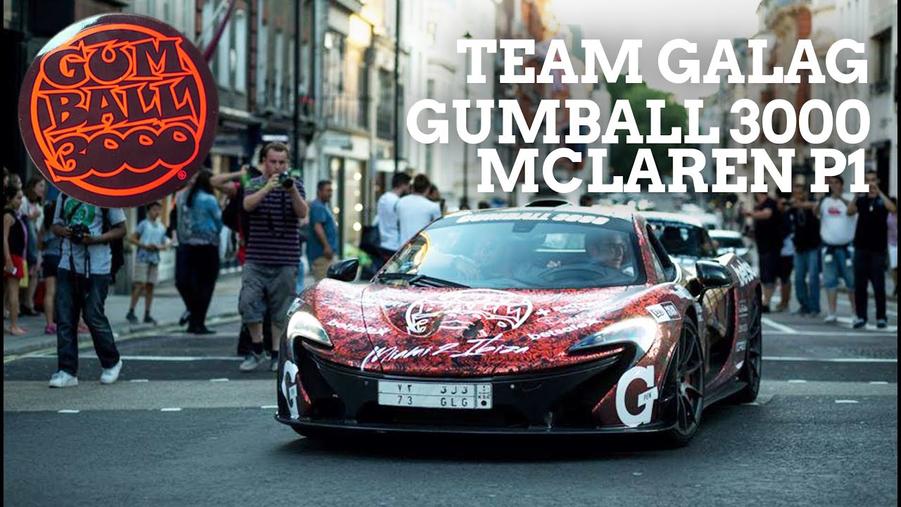 Team Galag Gumball 3000! Mclaren P1