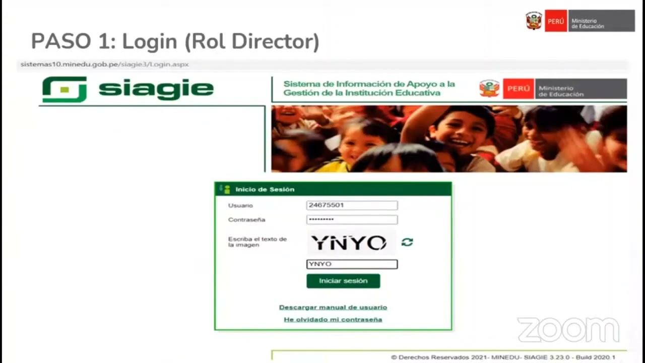SIAGIE 2022: CAPACITACIÓN A DIRECTORES DE LAS II.EE. PÚBLICAS/PRIVADAS SOBRE MÓDULO MI CERTIFICADO.
