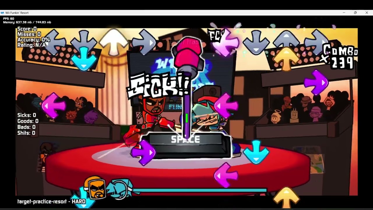 FNF Wii Funkin' Resort (Vs Matt): Target Practice Resort