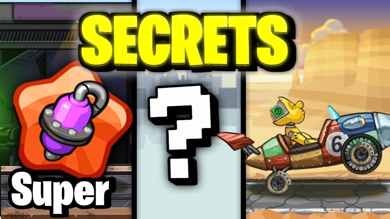 30 секретов Hill Climb Racing 2 СКРЫВАЮТСЯ от вас!