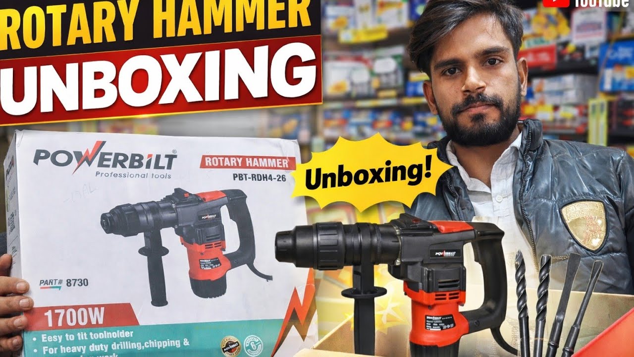 💪 4-26 Rotary Hammer Full Review & Demo | RK TOOLSTECH