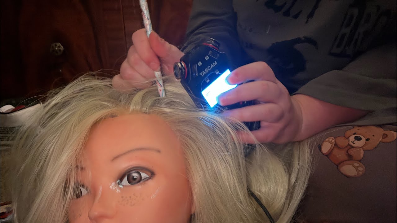 ASMR Scratching Itchy Spots on your Head 🤍💤 Personal Attention, Hairplay, Ear to Ear 