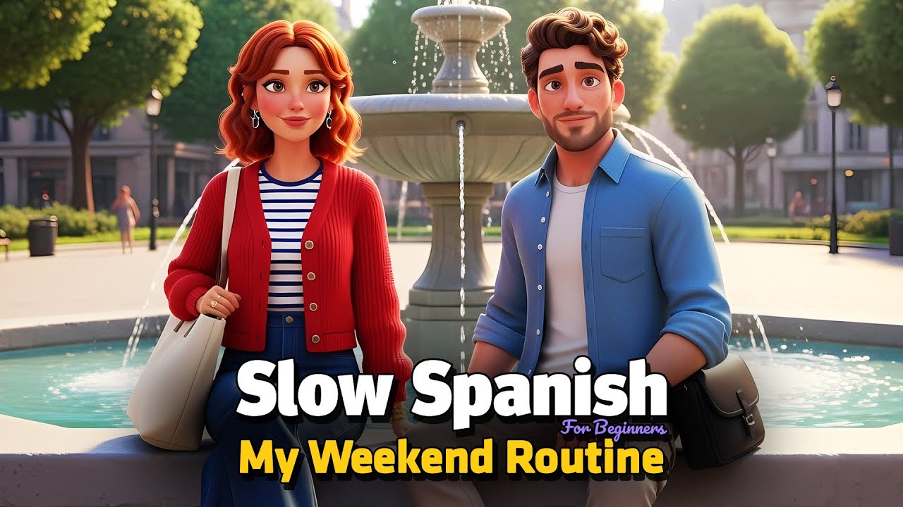 My Weekend Routine | Learn Spanish for Beginners (A1-A2 Level)