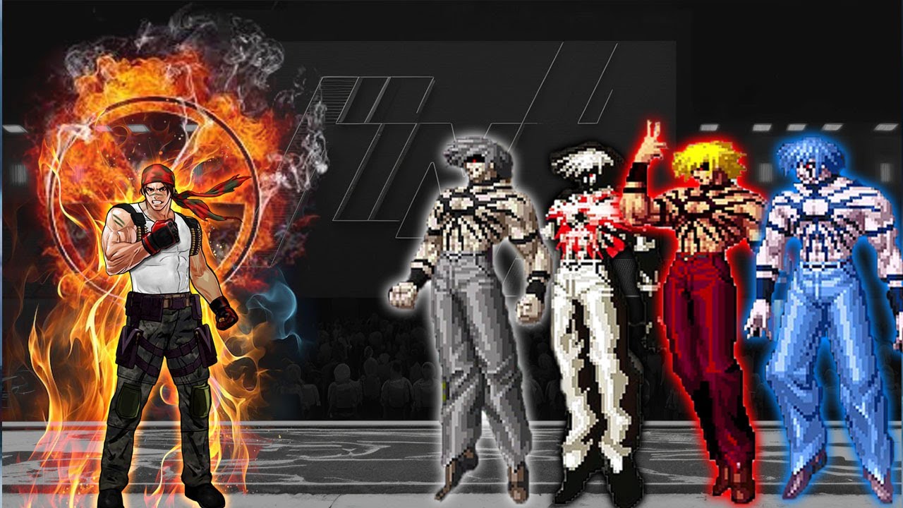 [Mugen KOF] Nuclear Ralf Vs Exile Hell Orochi Team