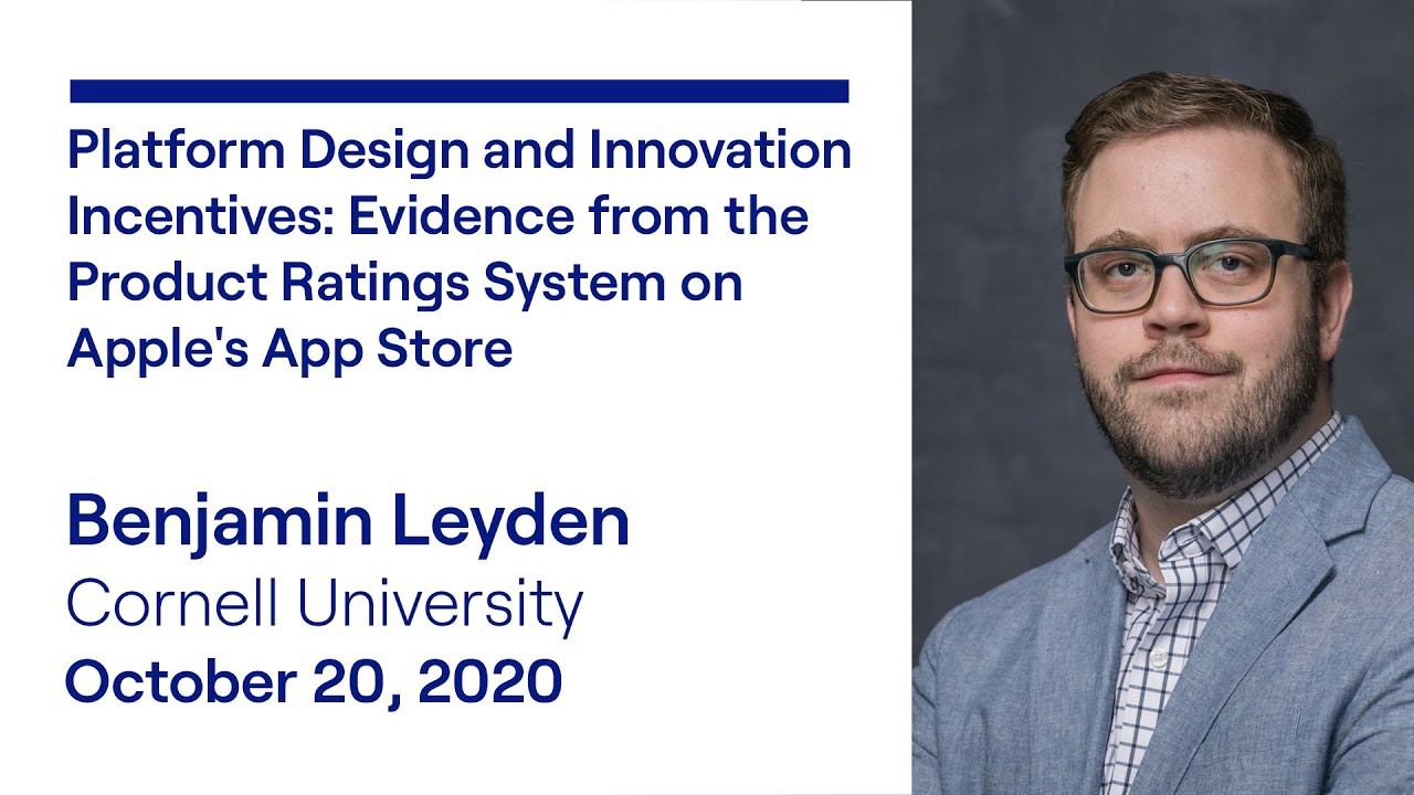 TSE Online Economics of Platforms seminar - Benjamin Leyden