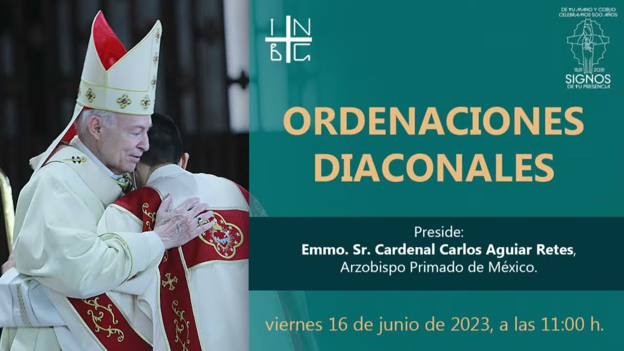 Ordenaciones Diaconales, 16 de junio de 2023, 11:00 h.