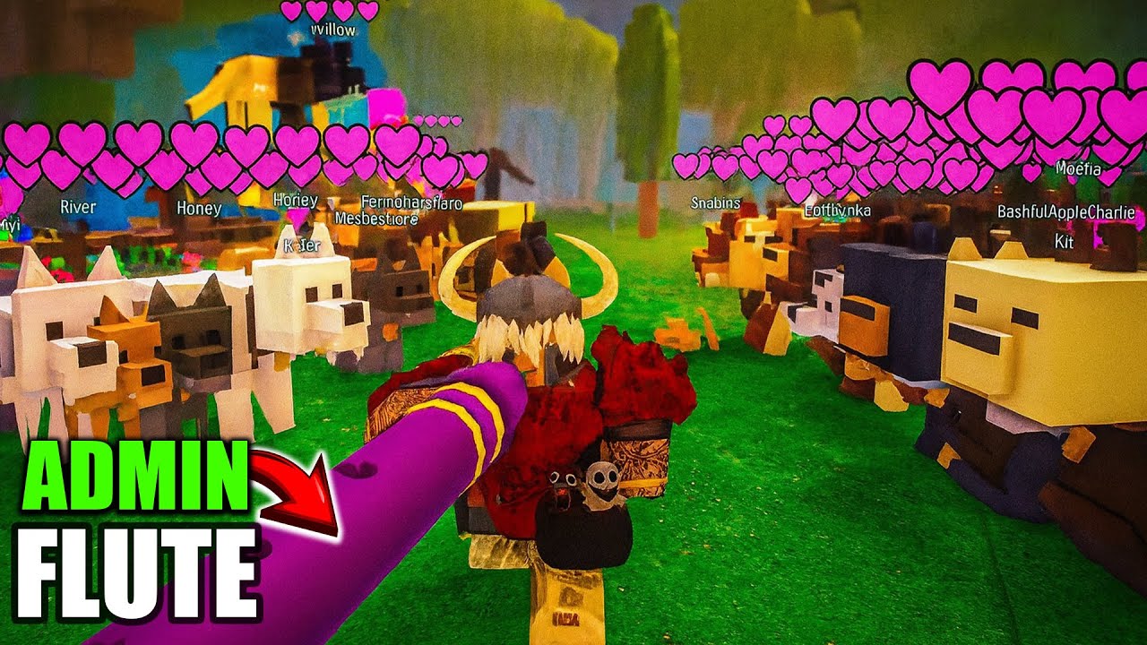 Oyuna ADMIN FLUTE ile BAŞLADIM 😱 T&Uuml;M ORMANI EVCİLLEŞTİRDİM 🥳 ROBLOX 99 NIGHTS IN FOREST 🌲