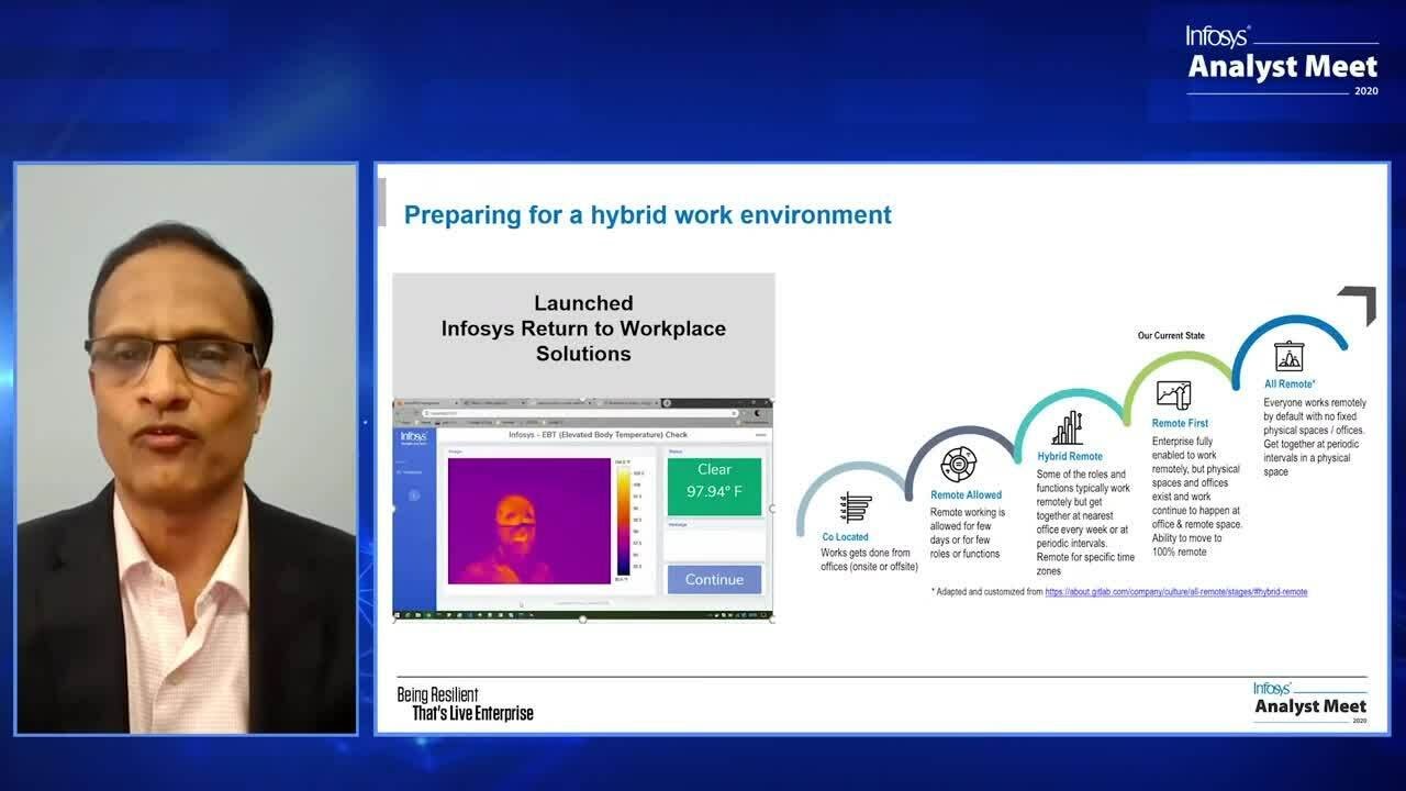 Infosys Analyst Meet 2020 - Towards greater operational resilience - Pravin Rao
