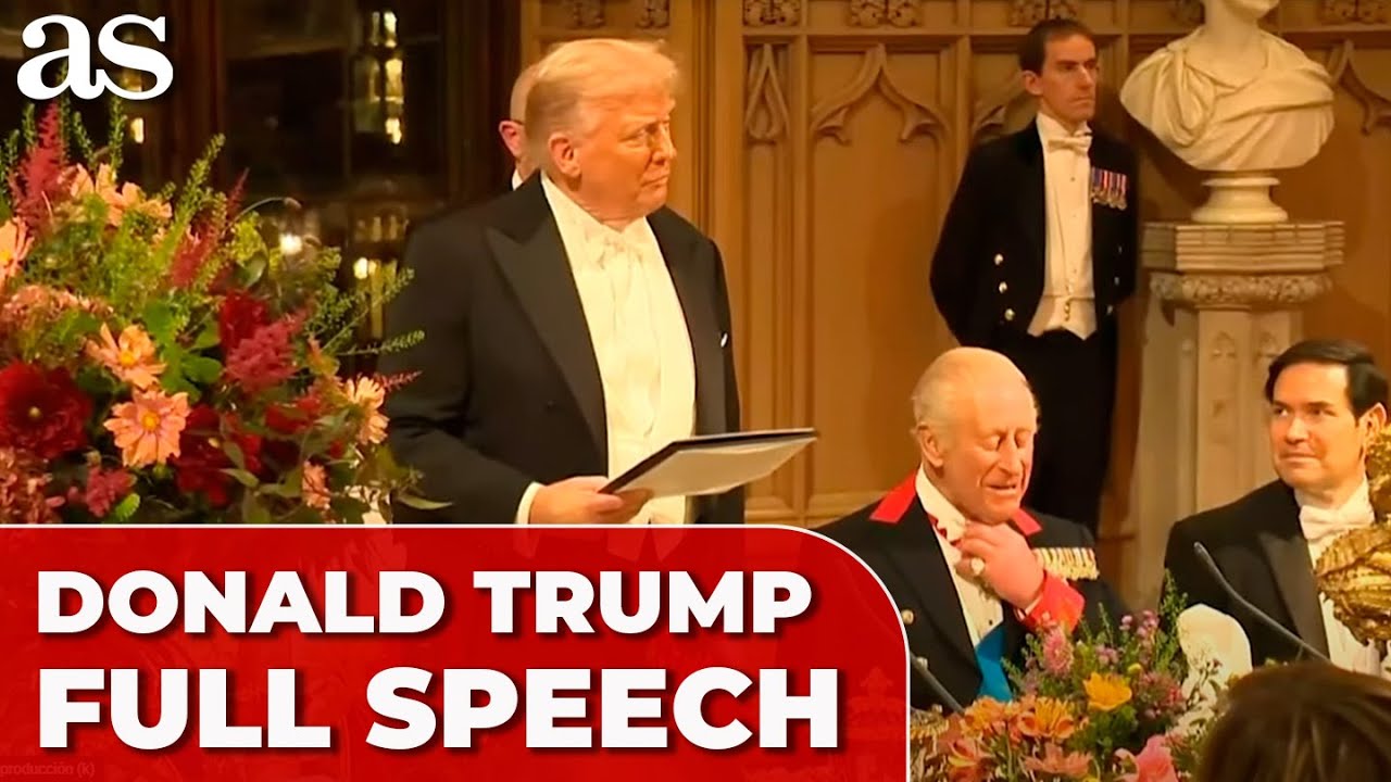Trump delivers MEMORABLE SPEECH  at WINDSOR BANQUET, praising US-UK Ties and SHARED VALUES