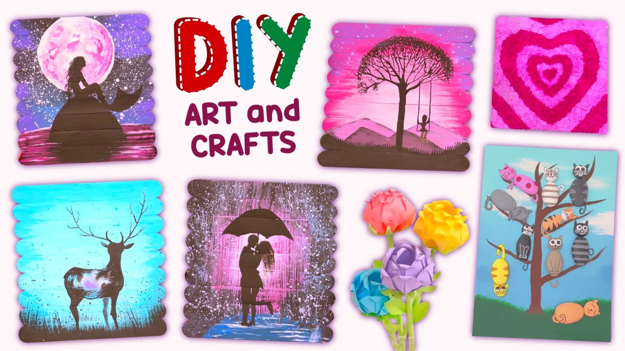 8 DIY ART and CRAFT IDEAS - ROOM DECOR IDEAS YOU WILL LOVE #diy