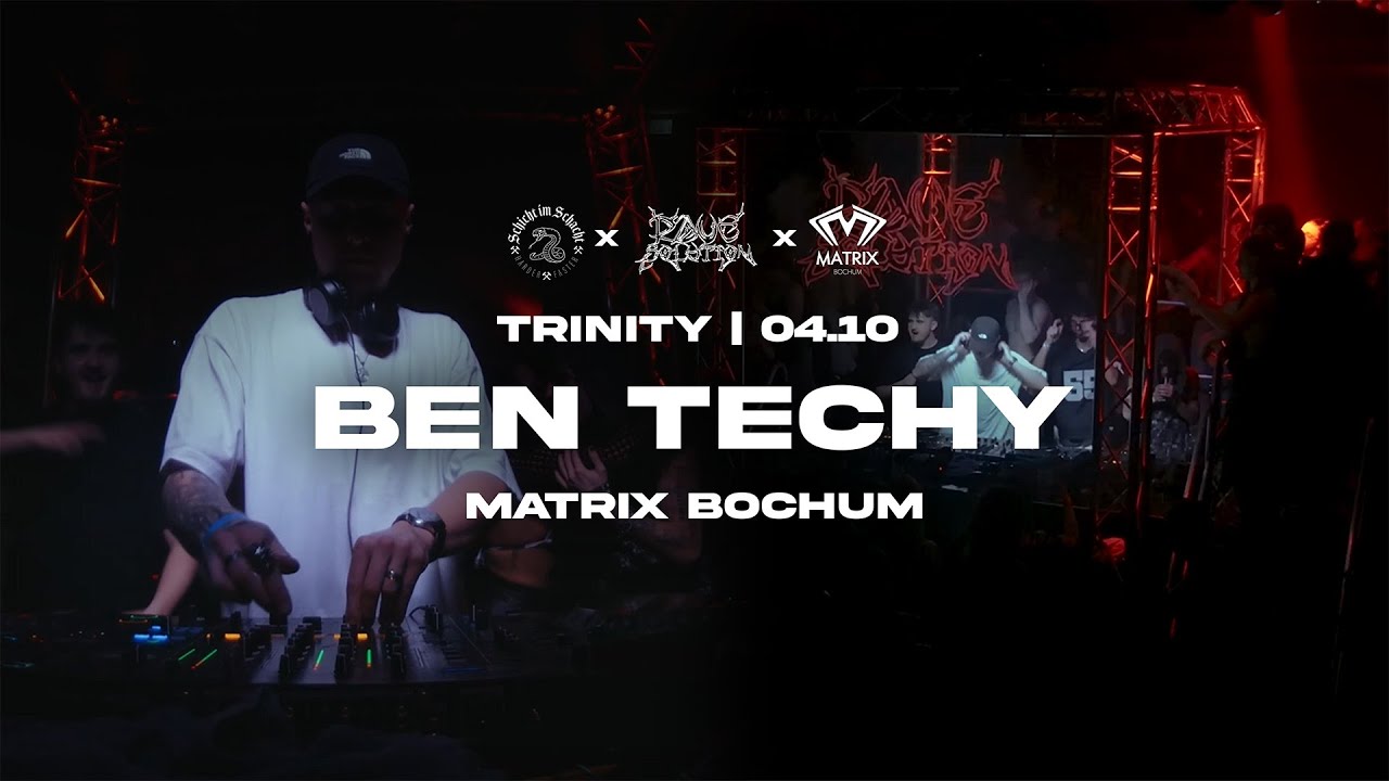 Ben Techy LiveSet | TRINITY 04.10.2025 |  Rave Solution x Schicht im Schacht x Matrix Bochum