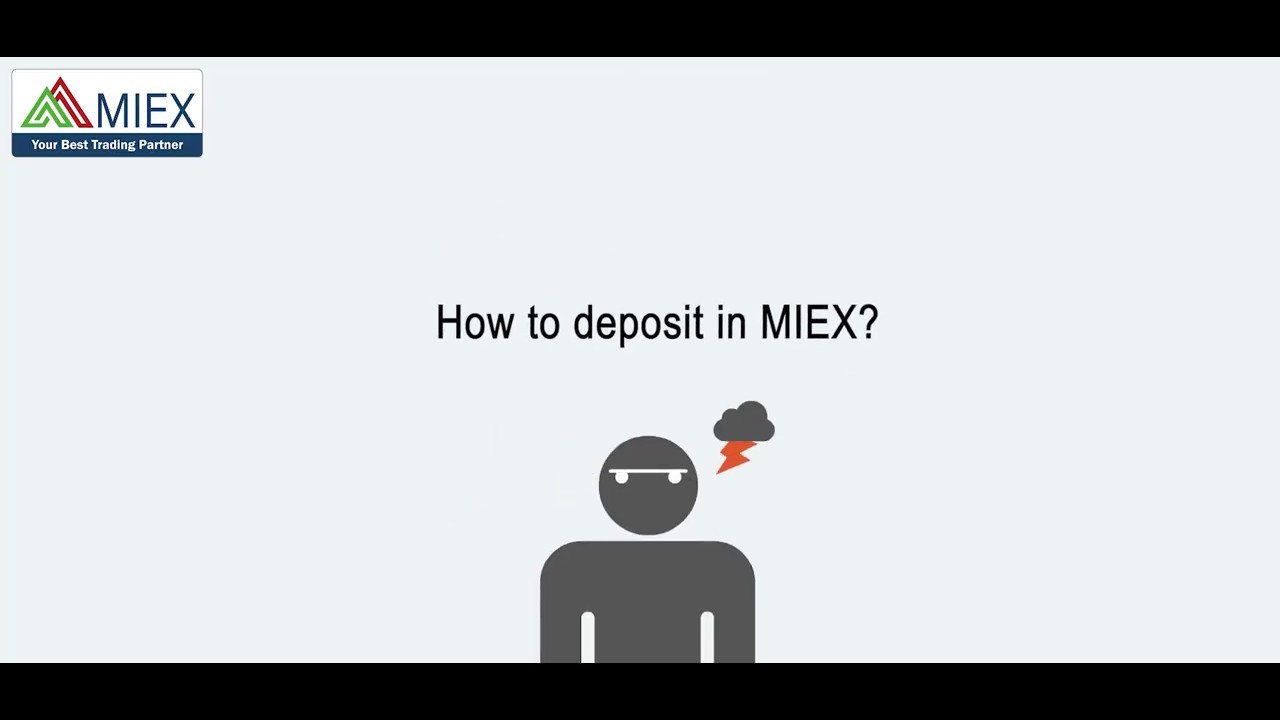 MIEX - How to desposit